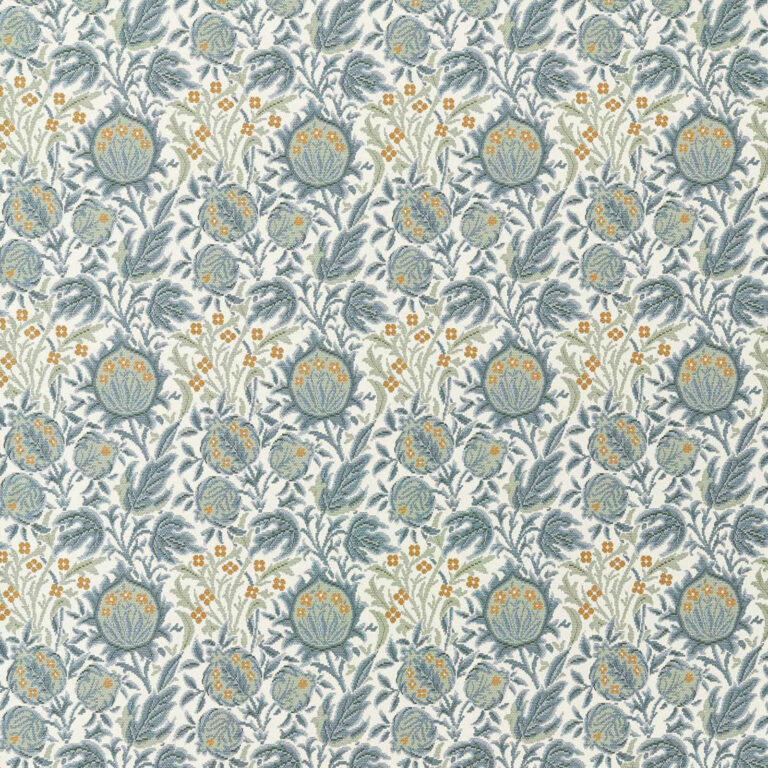 Ткань Morris & Co — Elmcote Weave Outdoor — Mineral Blue — 237563