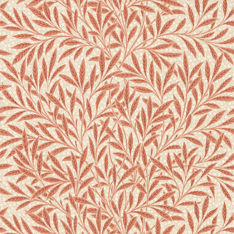 Обои Morris & Co — Emerys Willow — Chrysanthemum Pink — 217186