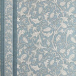 Обои Morris & Co — Etched Scrolling Tulip — Faded Indigo — 217604