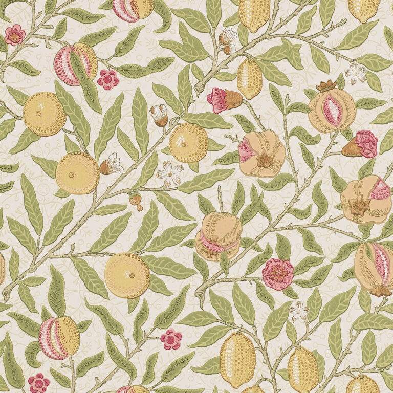 Обои Morris & Co — Fruit — Limestone/Artichoke — 210395