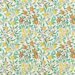 Ткань Morris & Co — Fruit — Sap Green/Tangerine — 227205