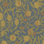 Ткань Morris & Co — Fruit Weave — Blue/Thyme — 230284