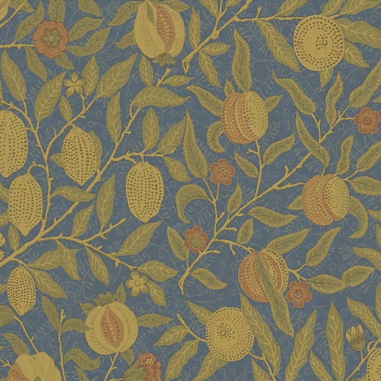 Ткань Morris & Co — Fruit Weave — Blue/Thyme — 230284