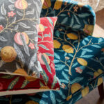 Ткань Morris & Co — Fruit Velvet — Indigo/Slate — 236924