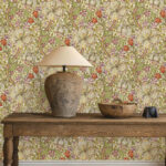 Обои Morris & Co — Golden Lily — Olive/Russet — 210399