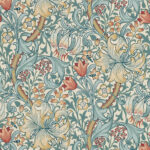 Обои Morris & Co — Golden Lily — Slate/Manilla — 210401