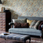 Обои Morris & Co — Golden Lily — Slate/Manilla — 210401