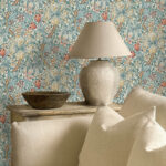 Обои Morris & Co — Golden Lily — Slate/Manilla — 210401