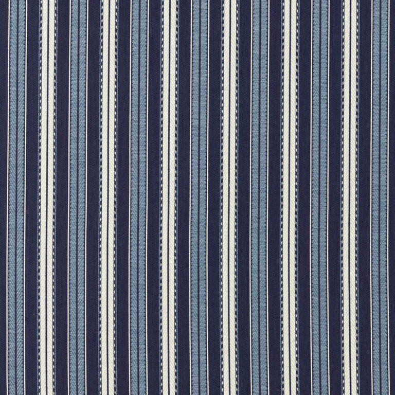 Ткань Morris & Co — Hammersmith Woven Stripe Outdoor — Indigo — 237576