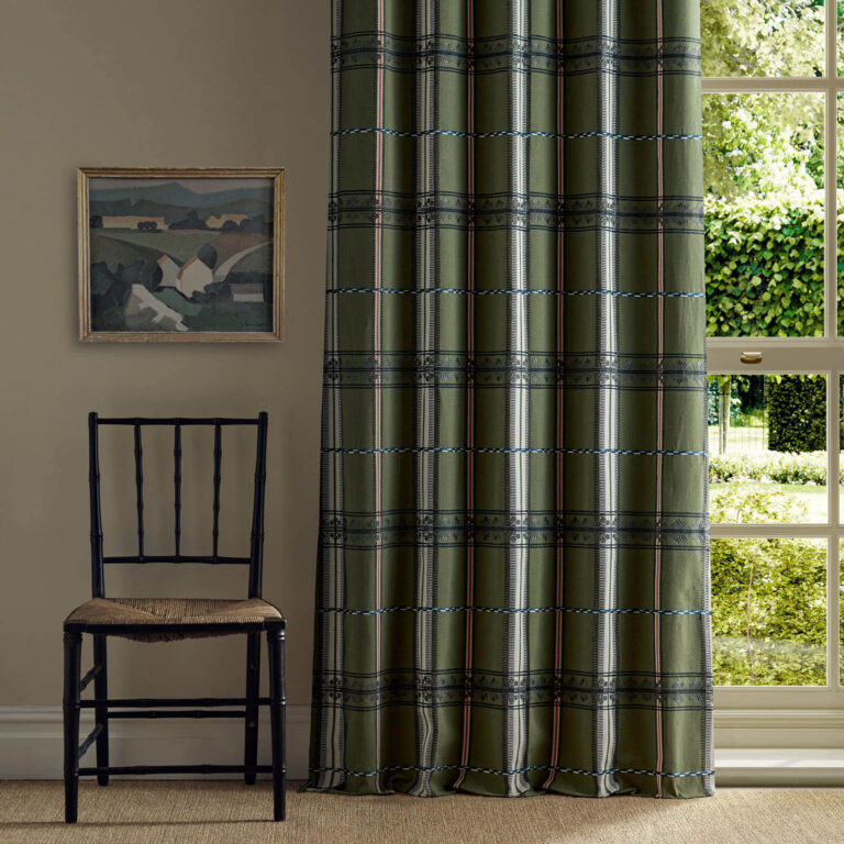 Ткань Morris & Co — Hanover Check — Forest — 237697