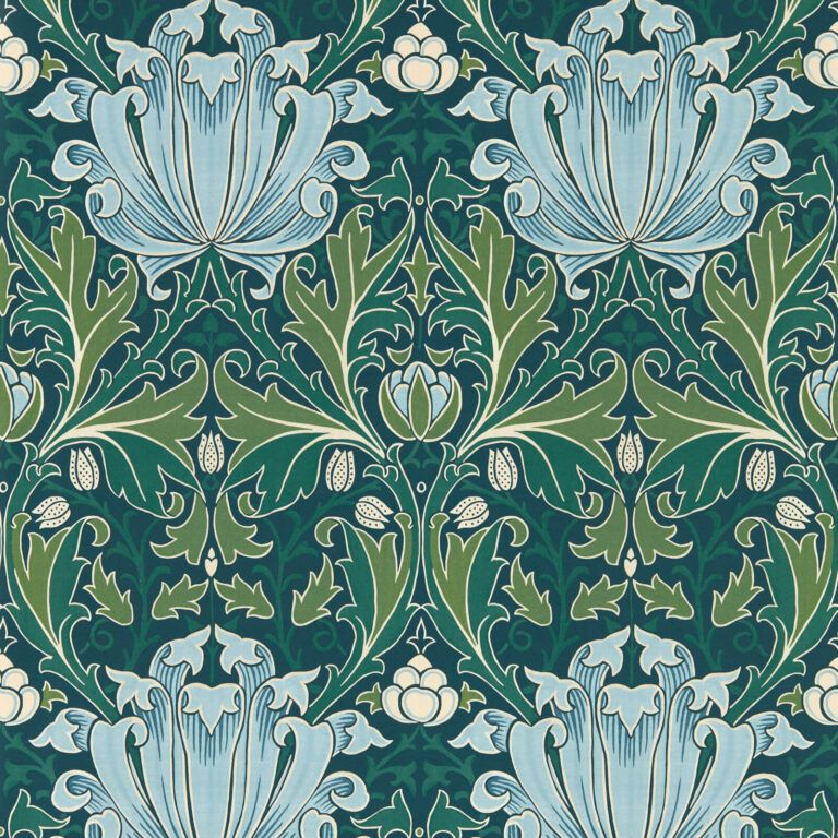 Обои Morris & Co — Helena — Indigo/Boughs — 217359