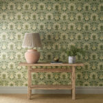 Обои Morris & Co — Iris & Rose — Bayleaf/Weld — 217567