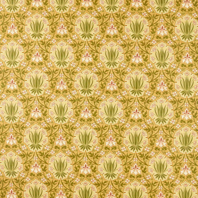 Ткань Morris & Co — Iris & Rose — Gold — 227373