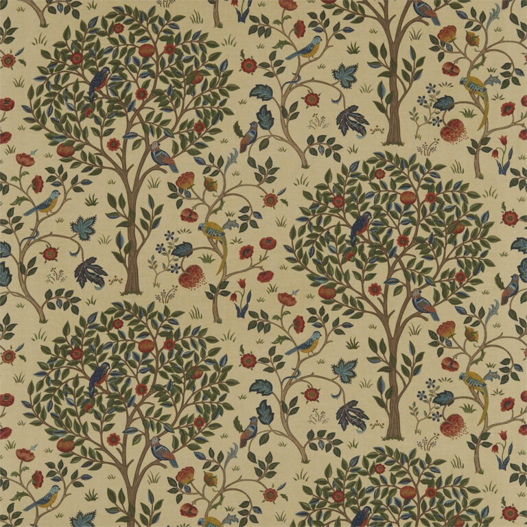 Ткань Morris & Co — Kelmscott Tree — Forest/Gold — 220328