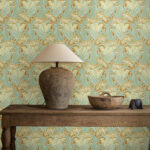Обои Morris & Co — Laceflower — Tobacco/Pistachio — 217354