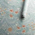 Обои Morris & Co — Larkspur — Slate/Russet — 212556