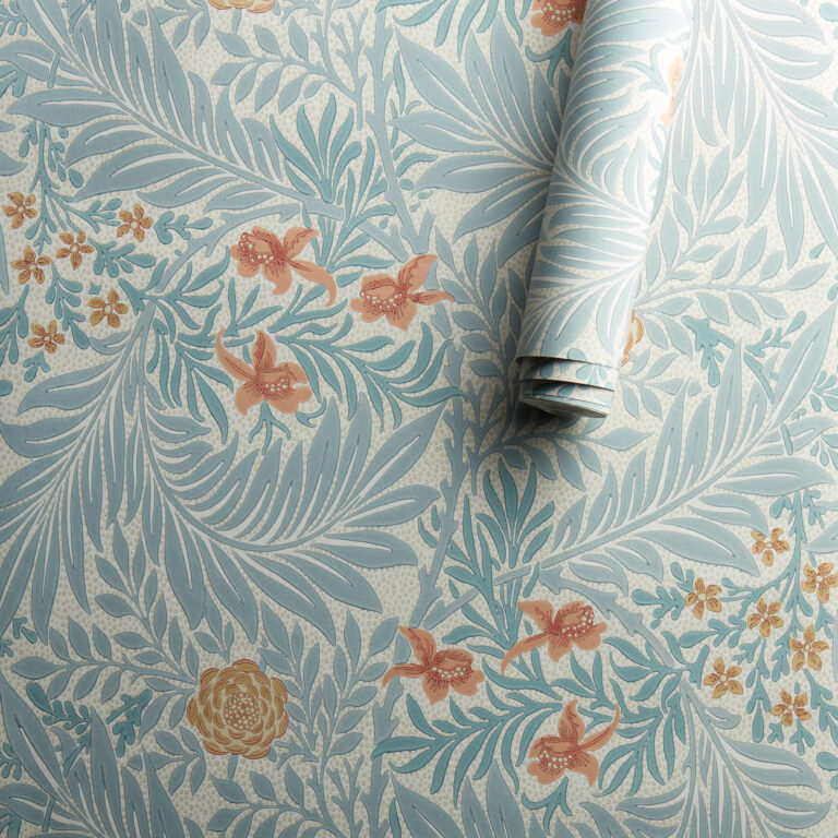 Обои Morris & Co — Larkspur — Slate/Russet — 212556
