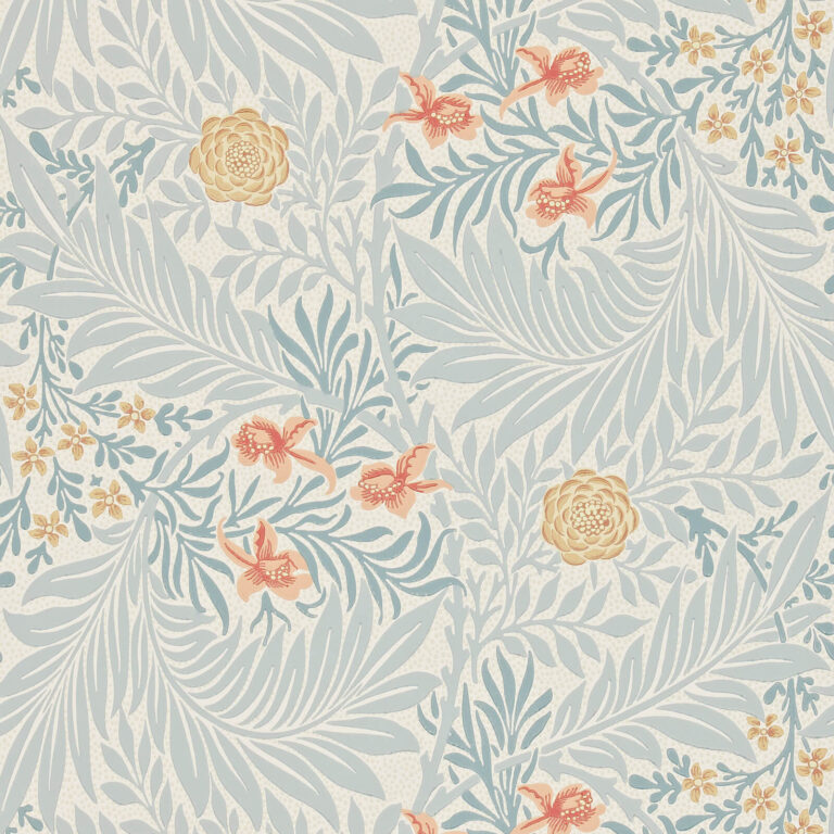 Обои Morris & Co — Larkspur — Slate/Russet — 212556
