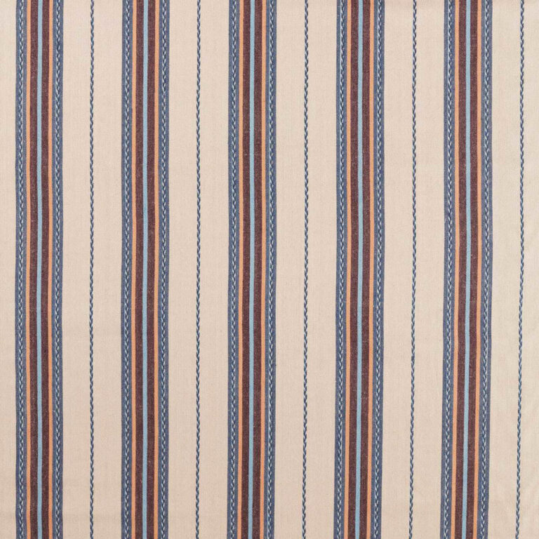 Ткань Morris & Co — Lechlade Stripe — Woad/Linen — 237688
