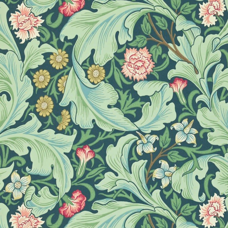 Обои Morris & Co — Leicester — Woad/Sage — 212541
