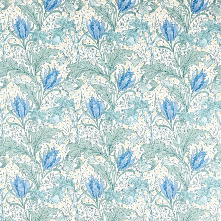 Ткань Morris & Co — Lent Lily — Cornflower Blue — 227380