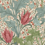 Обои Morris & Co — Lent Lily — Plum/Bayleaf — 217596