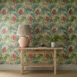 Обои Morris & Co — Lent Lily — Plum/Bayleaf — 217596