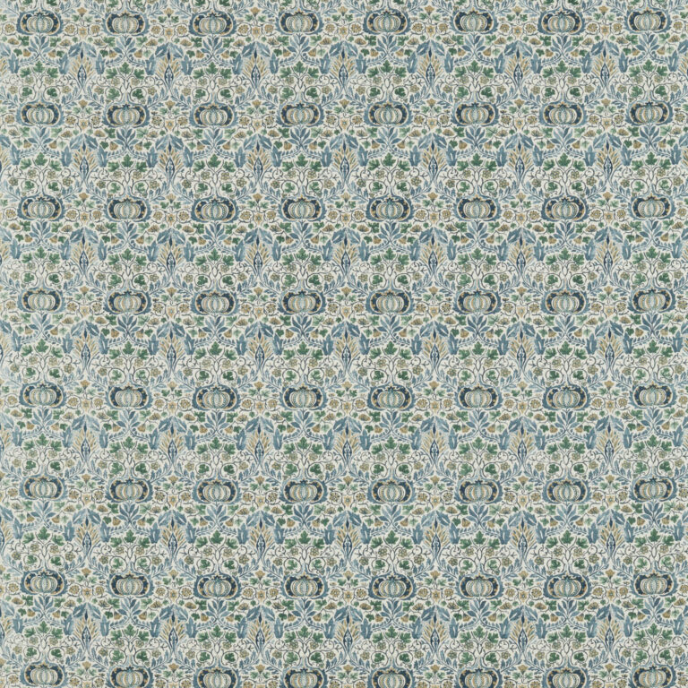 Ткань Morris & Co — Little Chintz — Blue/Fennel — 226406