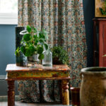 Ткань Morris & Co — Little Chintz — Teal/Saffron — 226409
