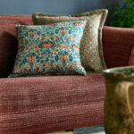 Ткань Morris & Co — Little Chintz — Teal/Saffron — 226409