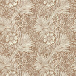 Обои Morris & Co — Marigold — Chocolate/Cream — 216955