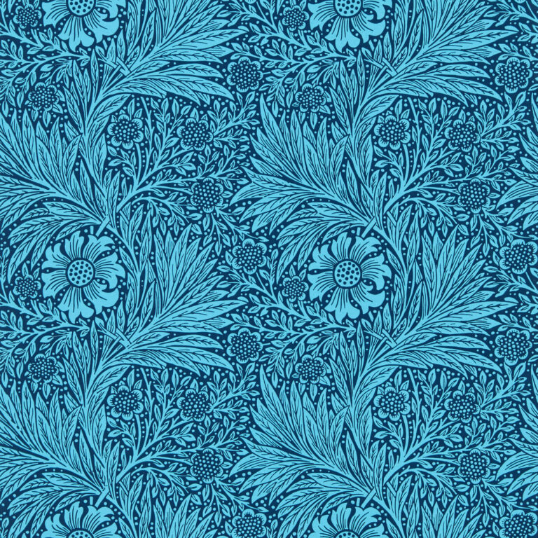 Обои Morris & Co — Marigold — Navy — 216954