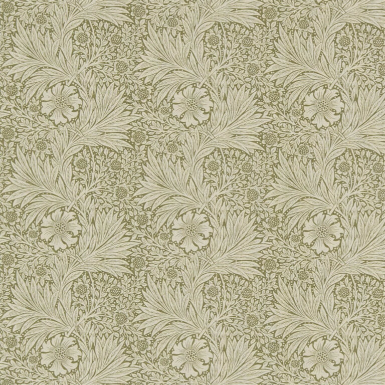 Ткань Morris & Co — Marigold — Olive/Linen — 220318