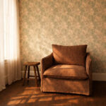 Обои Morris & Co — Marigold — Pink/Olive — 216953
