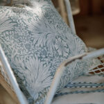Ткань Morris & Co — Marigold Outdoor — Mineral Blue — 227102