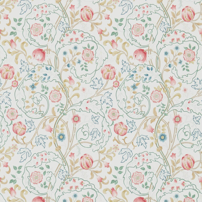 Обои Morris & Co — Mary Isobel — Pink/Ivory — 214728