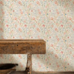 Обои Morris & Co — Mary Isobel — Pink/Ivory — 214728