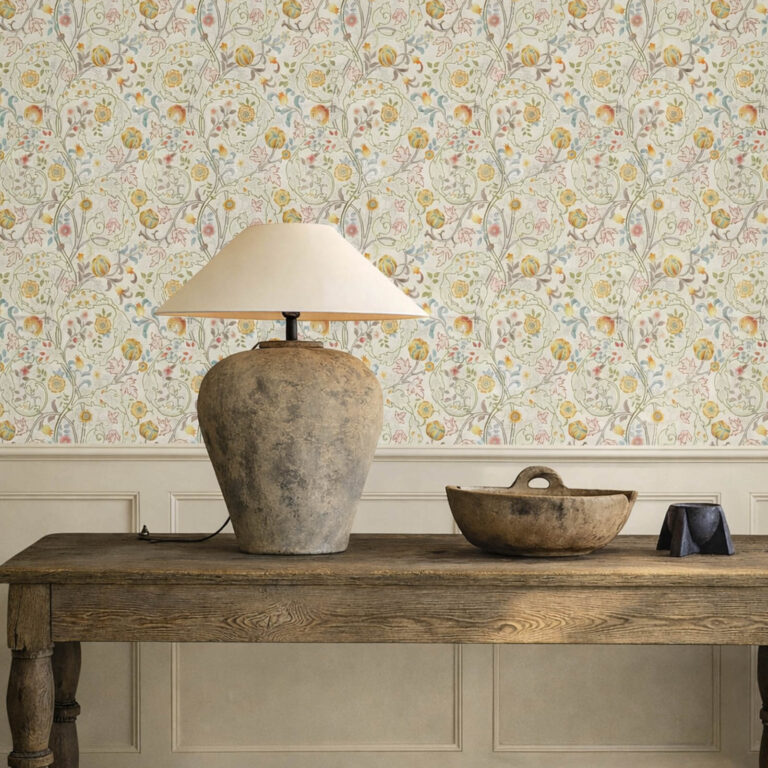 Обои Morris & Co — Mary Isobel — Russet/Taupe — 214730
