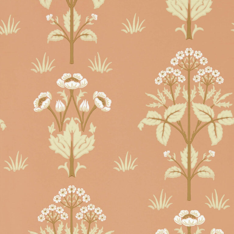 Обои Morris & Co — Meadow Sweet — Blush — 217366