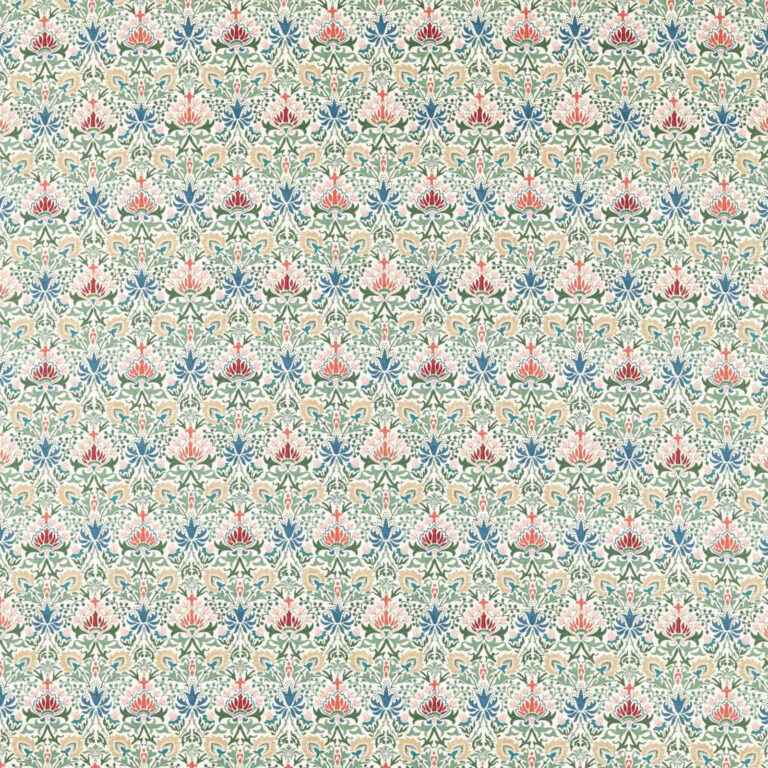 Ткань Morris & Co — Meda Iris — Rose/Thyme — 227366