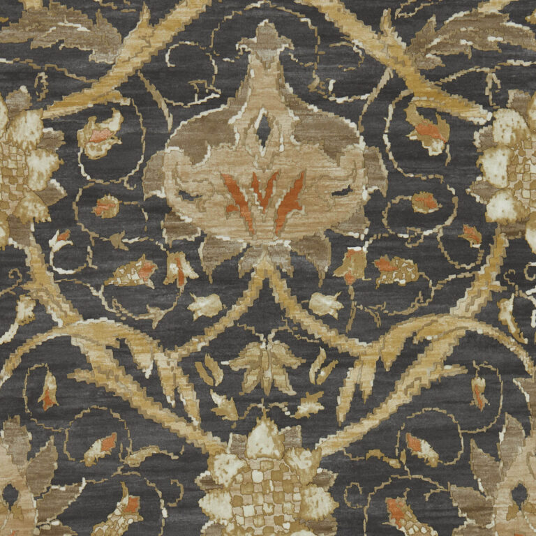 Обои Morris & Co — Montreal — Charcoal/Bronze — 216431