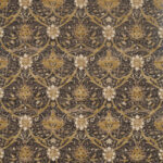 Ткань Morris & Co — Montreal — Charcoal/Mustard — 226419