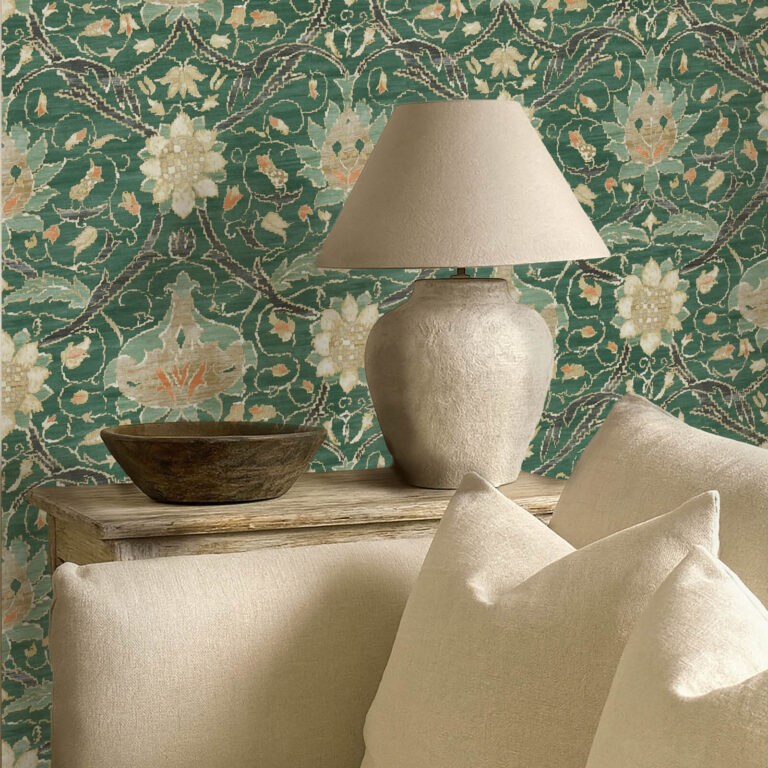 Обои Morris & Co — Montreal — Forest/Teal — 216432