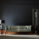 Ткань Morris & Co — Morris Bellflowers — Charcoal/Olive — 226405