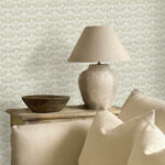 Обои Morris & Co — Morris Bellflowers — Manilla/Olive — 216434