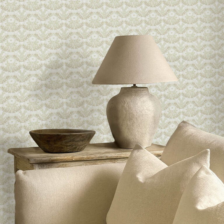 Обои Morris & Co — Morris Bellflowers — Manilla/Olive — 216434