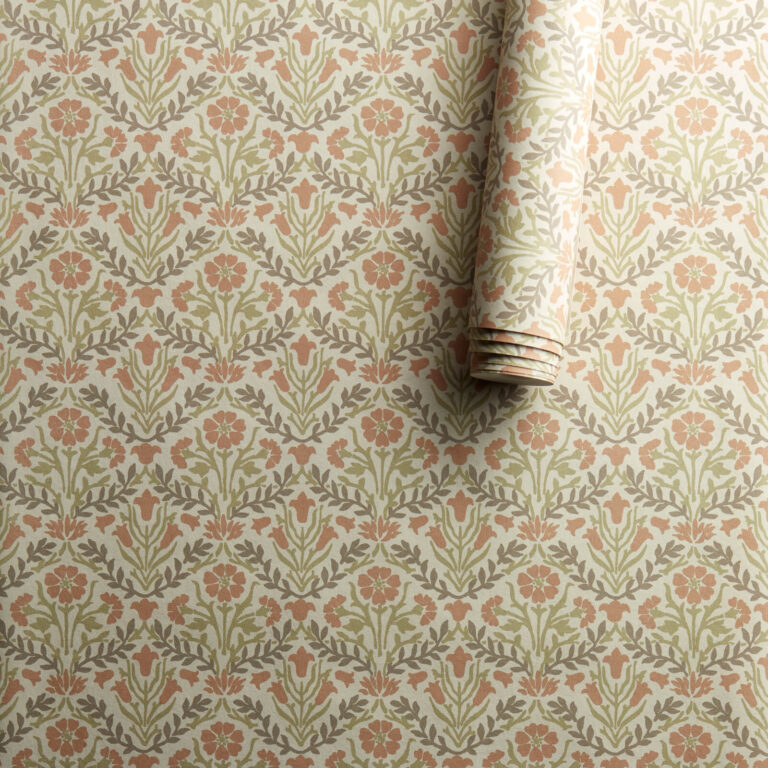 Обои Morris & Co — Morris Bellflowers — Saffron/Olive — 216438