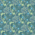 Обои Morris & Co — Seaweed — Cobalt/Thyme — 214713