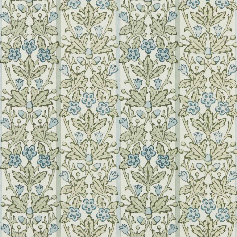 Обои Morris & Co — Oak & Blossom — Thyme/Woad — 217590