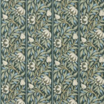 Обои Morris & Co — Peony Trellis — Bayleaf/Slate — 217571